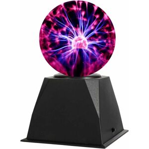 Comely - plasma ball, 4 -inch magic plasma light, plasma light sensitive to touch and sound for gifts, decorations, physical toys