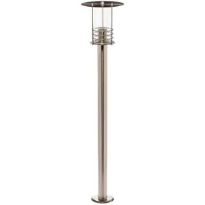 Outdoor lights Miko (modern) in Silver made of Stainless Steel (1 light source, E27) from Lindby stainless steel, clear