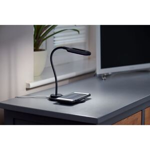 Wireless Charging Dock led Desk Lamp - Black - Auraglow