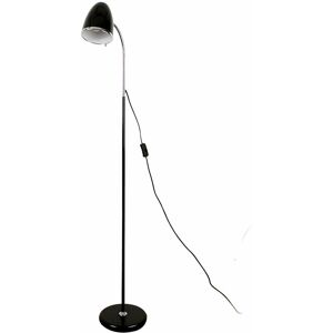 MINISUN Black & Chrome Adjustable Reading Task Study Desk Craft Spotlight Floor Lamp