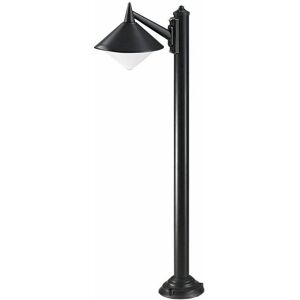 FRANKLITE Black garden lamp Sera 1 Bulb Height 114 Cm