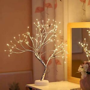 HOOPZI Bonsai Table Light, Light Tree with Beads, Christmas Decoration Table Lamp Suitable for Home Decoration, Parties, Christmas, Weddings, Birthdays and