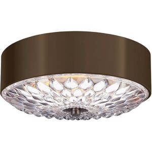 Elstead - Botanic - 3 Light Small Flush Mount Ceiling Light Brass, E27