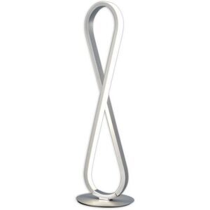 INSPIRED LIGHTING Inspired Mantra - Bucle - Table Lamp 18W led 3000K, 1550lm, Polished Chrome, Frosted Acrylic