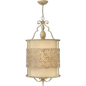 Carabel - 4 Light Large Ceiling Pendant Brushed Champagne, E14 - Elstead