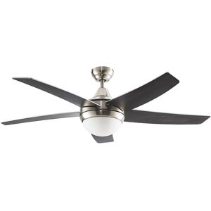 Ceiling Fans with Lighting Auraya (modern) in Silver made of Metal for e.g. Living Room & Dining Room (2 light sources, E14) from Starluna black, grey