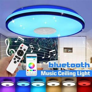 HOOPZI Ceiling Light 1 pcs IP54.72W 34cm Waterproof Ceiling Light,220V,Colorful RGB,Bluetooth Music Play,Round led Ceiling Light for Living