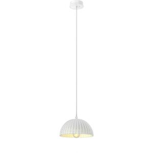 Ceiling Light Herdis dimmable (modern) in White made of Plaster/Clay for e.g. Living Room & Dining Room (1 light source, E27) from Lucande white