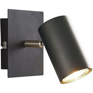 Ceiling Light Joffrey dimmable (modern) in Black made of Metal for e.g. Living Room & Dining Room (1 light source, GU10) from Lindby black