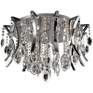 INSPIRED LIGHTING Inspired Clearance - Mios Ceiling 12 Light G4 Polished Chrome/Crystal, not led/cfl Compatible