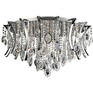 INSPIRED LIGHTING Inspired Clearance - Mios Ceiling 15 Light G4 Polished Chrome/Crystal, not led/cfl Compatible