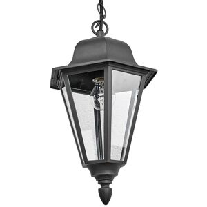 Lindby - Ceiling Light Outdoor Edana in Black made of Aluminium (1 light source, E27) from graphite grey, clear