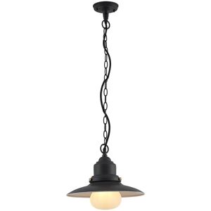 Ceiling Light Outdoor Roisin dimmable (maritime) in Silver made of Metal (1 light source, E27) from Lindby dark grey