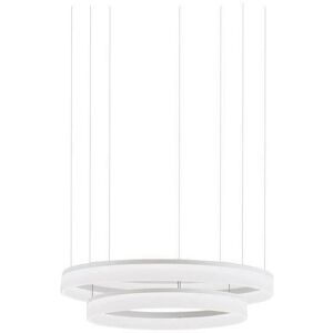 LEDS-C4 Circ pendant lamp, aluminum and ppma, matt white, 80 cm