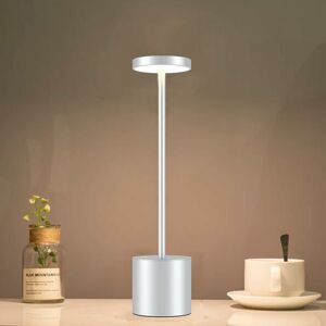 Héloise - Cordless Table Lamp, 6000mAh Rechargeable Battery, 2 Brightness Levels, Metal Bedside Lamp, for Living Room, Bedroom, Office, Studio