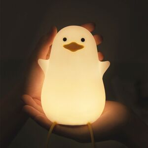 Tinor - Cute Seagull Shaped Night Light, Gift for Women, Teen Girls, Baby, Nursery Night Light, Cute Silicone Christmas Duck for Kids and Toddlers.