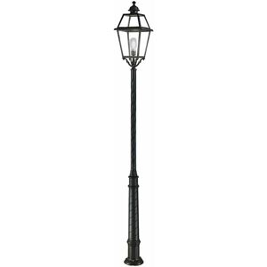 FRANKLITE Dark gray garden lamp Nerezza 1 Bulb