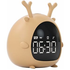 Lune - Digital Children's Alarm Story, Cartoon Rechargeable Alarm Cloah (Deer)