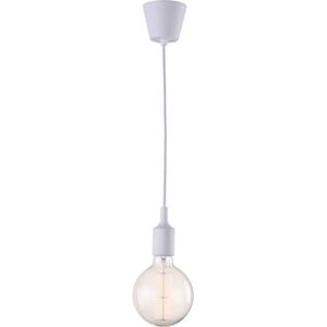 PRIVATEFLOOR Screw Ceiling Lamp - Pendant Lamp - Axel White pvc, pp - White