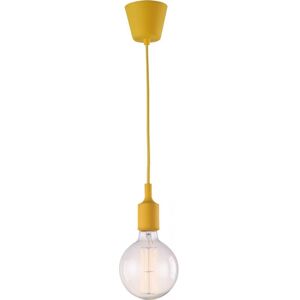 PRIVATEFLOOR Screw Ceiling Lamp - Pendant Lamp - Axel Yellow pvc, pp - Yellow