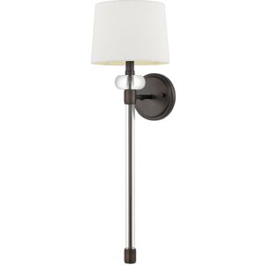 Quoizel Barbour Wall Lamp with Shade Harbor Bronze - Elstead