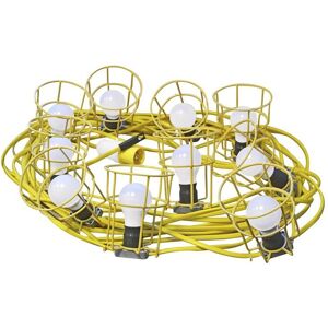 Faithfull - Power Plus HL-03ES-22 Festoon Lights 10 es Bulbs 110V 22m fppslfestoon