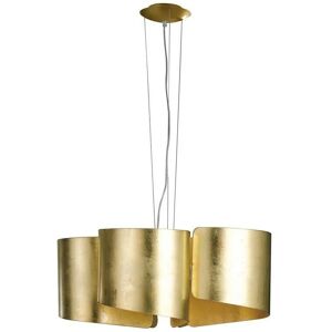 FAN EUROPE Suspension Imagine Feuille d'or ampoules 120cm