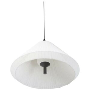 FARO BARCELONA Faro Saigon Grey, Matt White Pendant Lamp T70 Cone Cap IP65