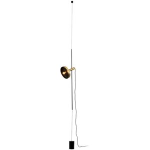 FARO BARCELONA Faro Whizz Golden, Black Pendant, Floor Lamp