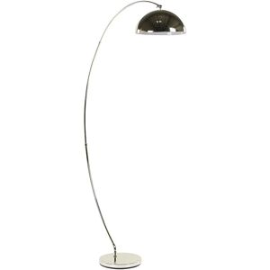 BELIANI Floor Arc Lamp Modern Chrome Base and Shade Gold Kama - Gold