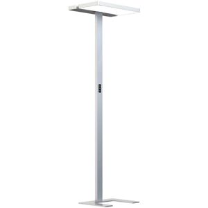 Floor Lamp Aila dimmablewith motion detector (modern) in Silver made of Aluminium for e.g. Office & Workroom (2 light sources,) from Arcchio silver,