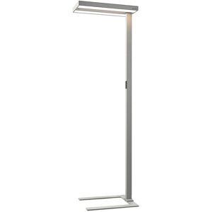 ARCCHIO Floor Lamp Logan (incl. touch dimmer) dimmablewith motion detector (modern) in Silver made of Aluminium for e.g. Office & Workroom (1 light source,)