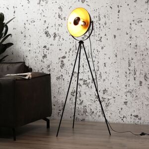 FURNWISE Floor lamp Fallon Black Gold sale - Yellow