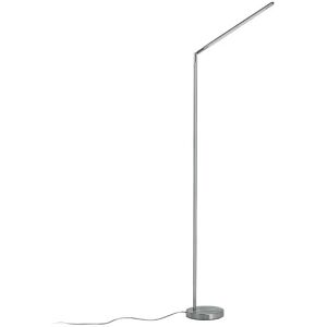 LAMPENWELT Floor Lamp Jabbo (modern) in Silver made of Metal for e.g. Office & Workroom (1 light source,) from Lindby - satin nickel