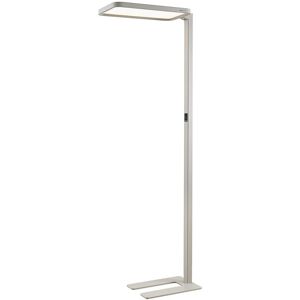 Floor Lamp Nelus Neo dimmablewith motion detector in Silver made of Aluminium for e.g. Office & Workroom (2 light sources,) from Arcchio silver (ral