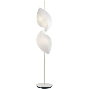 INSPIRED LIGHTING Inspired Mantra Fusion Natura Floor Lamp 4 Light E27 Outdoor IP44, Matt White/Opal White