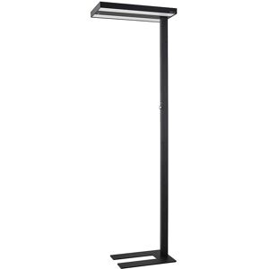 Floor Lamp Logan dimmablewith motion detector in Black made of Aluminium for e.g. Office & Workroom (1 light source,) from Arcchio black (ral 7021)