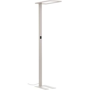 Floor Lamp Taronis (incl. touch dimmer) dimmable (modern) in White made of Aluminium for e.g. Office & Workroom (1 light source,) from Prios white