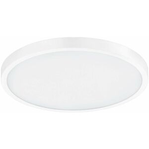 LOOPS Flush Ceiling Light Colour White Shade White Plastic Remote Control led 20W Incl