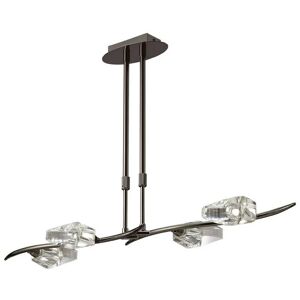 INSPIRED LIGHTING Inspired Mantra - Eclipse - Telescopic 4 Light G9 Bar, Black Chrome