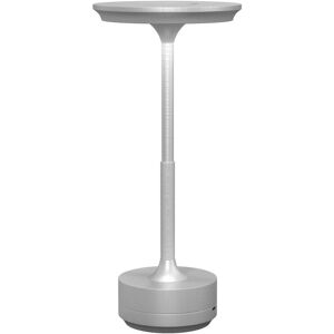 Rechargeable led Table Lamp with 4000mAh Battery, Touch Control Silver - Silver - Homcom