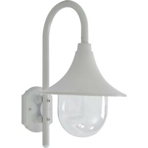 Hommoo - Garden Wall Lamp E27 42 cm Aluminium White