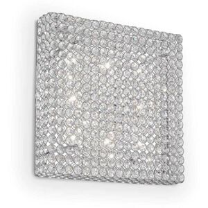 Admiral - 8 Light Indoor Square Large Flush Light Chrome, G9 - Ideal Lux