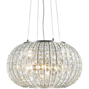 Ideal Lux Calypso - 5 Light Large Ceiling Pendant Chrome, E27