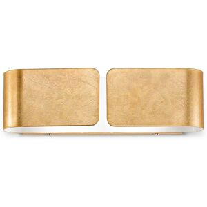 Clip - 2 Light Indoor Large Wall Light Gold, E27 - Ideal Lux