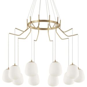 Karousel - Light Cluster Ceiling Pendant Brass Sat - Ideal Lux