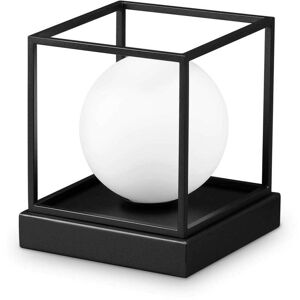 Ideal Lux - Lingotto Globe Table Lamp Black Small