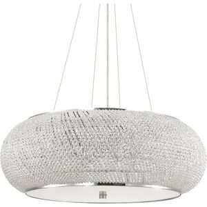 Decorative Crystal & Glass Pendant Gold, E14 - Ideal Lux