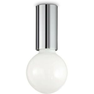 IDEAL LUX Small Chrome Metal Ceiling Light 1 bulb 10cm