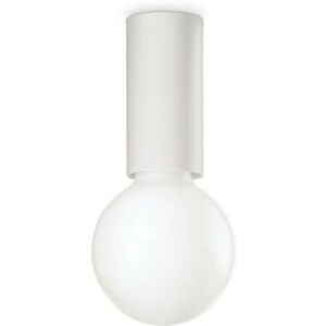 IDEAL LUX Small white metal ceiling light 1 bulb 10cm